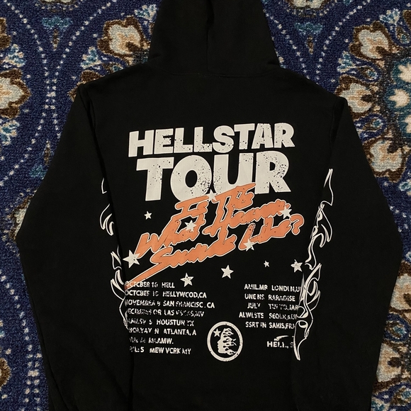 Hellstar Tour Black Hoodie - Picture 1 of 3